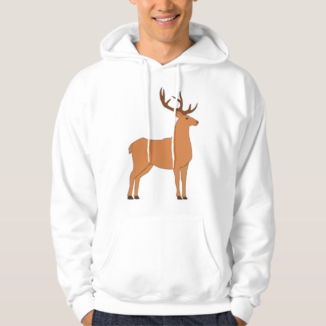 Veste À Capuche Cerf (Devant)