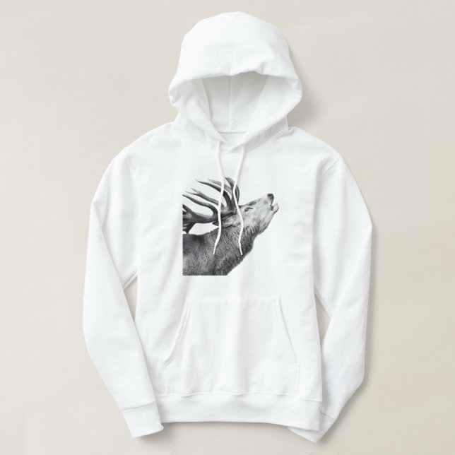 Veste À Capuche Cerf Majestueux (Design devant)