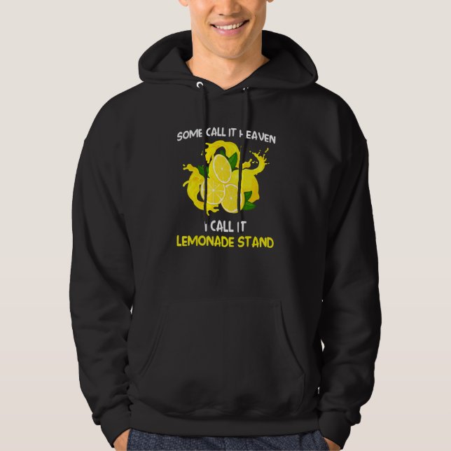 Veste À Capuche certains l'appellent buveur de limonade de stand d (Devant)