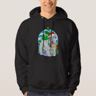 Veste À Capuche Cesky Terrier Chien Père Noël Décor Arbre de Noël
