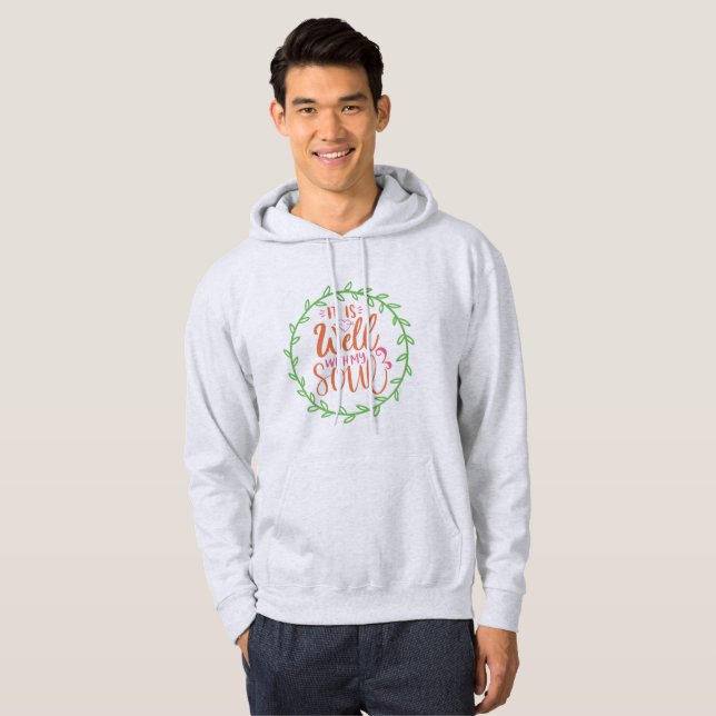 Veste À Capuche C'est Bien Avec Mon Âme (Devant entier)