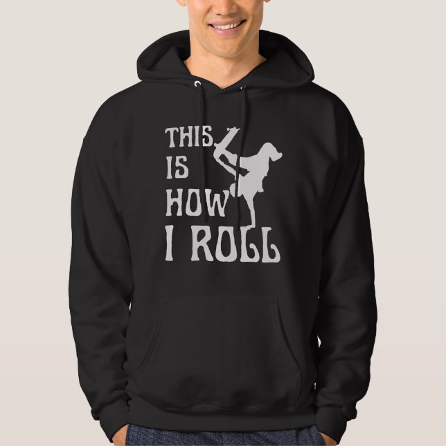 VESTE À CAPUCHE C'EST COMME ÇA QUE JE ROULE (Devant)