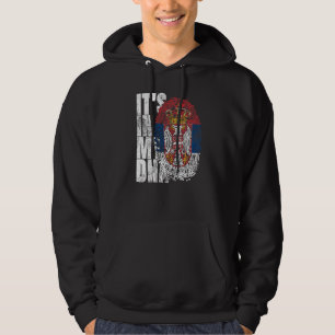 Veste À Capuche C'est dans mon Adn Serbie Graphique pour les homme