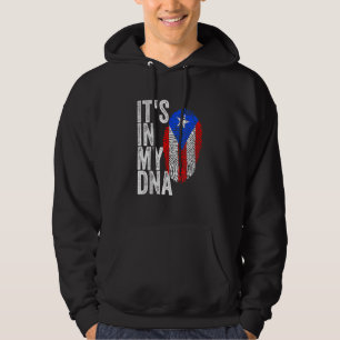 Veste À Capuche C'est dans mon Dna Porto Rico Flag Rican Pride