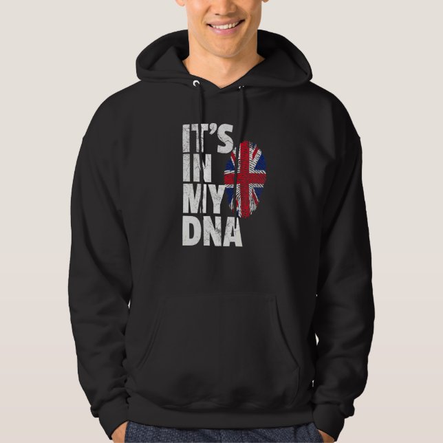 Veste À Capuche C'est dans mon Dna Royaume-Uni Angleterre Union Ja (Devant)