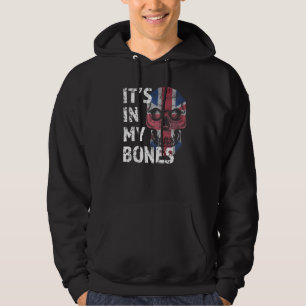 Veste À Capuche C'est dans My Bones British Flag Union Jack Anglet