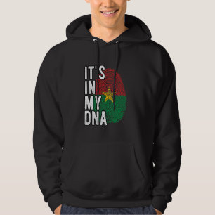 Veste À Capuche C'est drôle dans mon ADN drapeau Burkina faso Empr