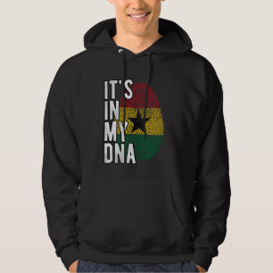 Veste À Capuche C'est drôle dans mon ADN drapeau du Ghana Empreint