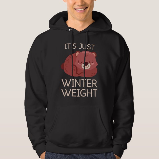 Veste À Capuche C'est juste du poids d'hiver (Devant)