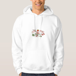 Veste À Capuche C'Est La Saison Bloc Acrylique Noël