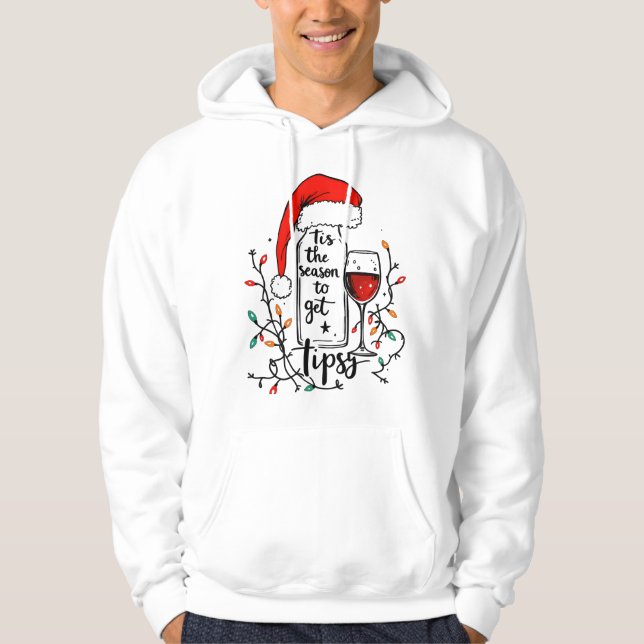 Veste À Capuche C'est la saison de se soûler (Devant)