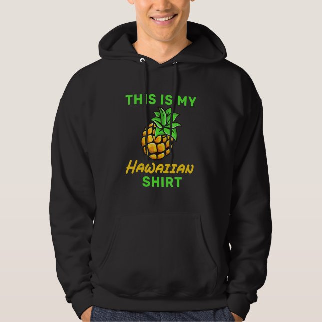 Veste À Capuche C'est mon ananas hawaïen pour l'été (Devant)