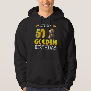 Veste À Capuche C'est mon anniversaire d'or 50e anniversaire pour