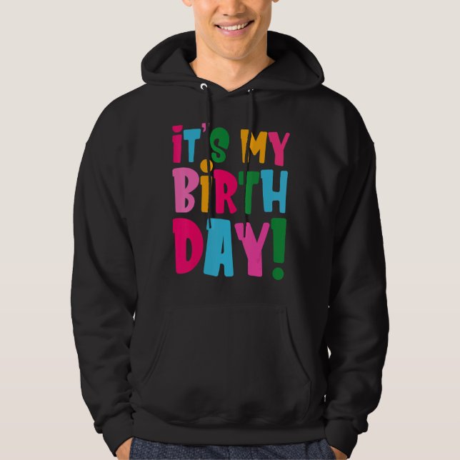 Veste À Capuche C'est mon anniversaire pour les femmes Ados (Devant)