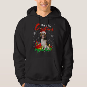 Veste À Capuche C'est mon Beagle de pyjama de Noël Santa Xmas Chie