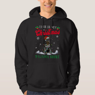 Veste À Capuche C'Est Mon Chien Schnauzer Schnauzer Pajama De Noël