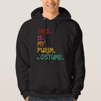 Veste À Capuche C'est mon costume de Pourim drôle Juif Vintage Dis