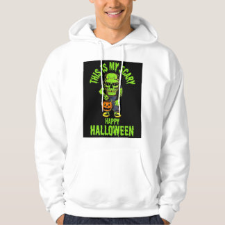 Veste À Capuche C'est Mon Frankenstein De Halloween Heureux Et Eff