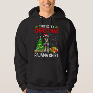 Veste À Capuche C'Est Mon Jour De Noël Schnauzer Chien Pyjama Xmas