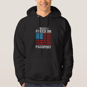 Veste À Capuche C'Est Mon Passeport De Liberté Drôle Anti Vaccin F