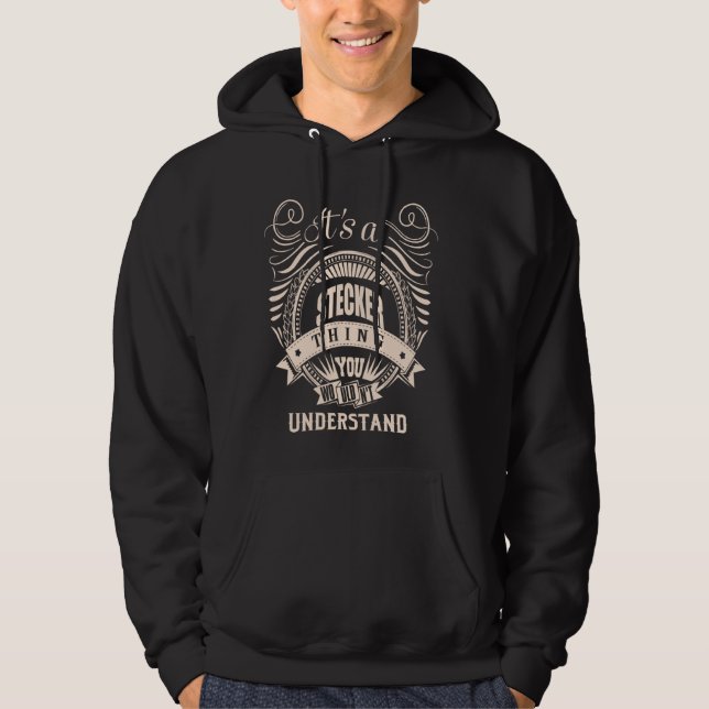 Veste À Capuche C'est quelque chose de STECKER Cadeaux (Devant)