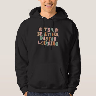 Veste À Capuche C'est une belle journée pour apprendre Retro Learn
