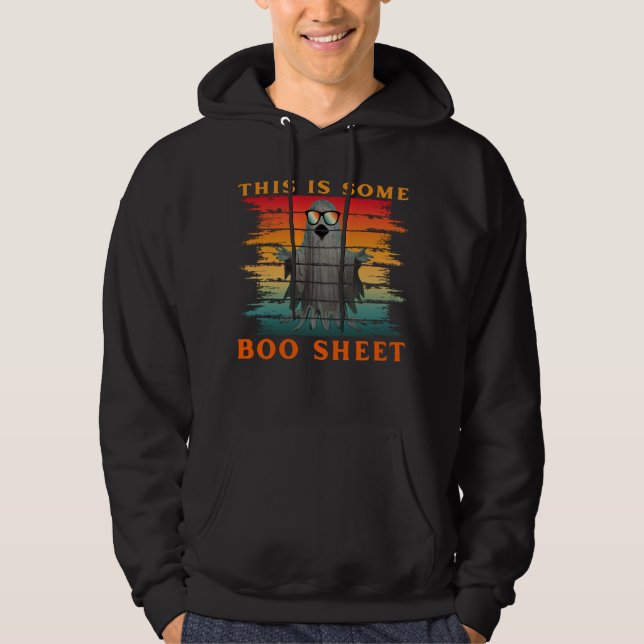 Veste À Capuche C'est une feuille de boo drôle de fantôme d'Hallow (Devant)