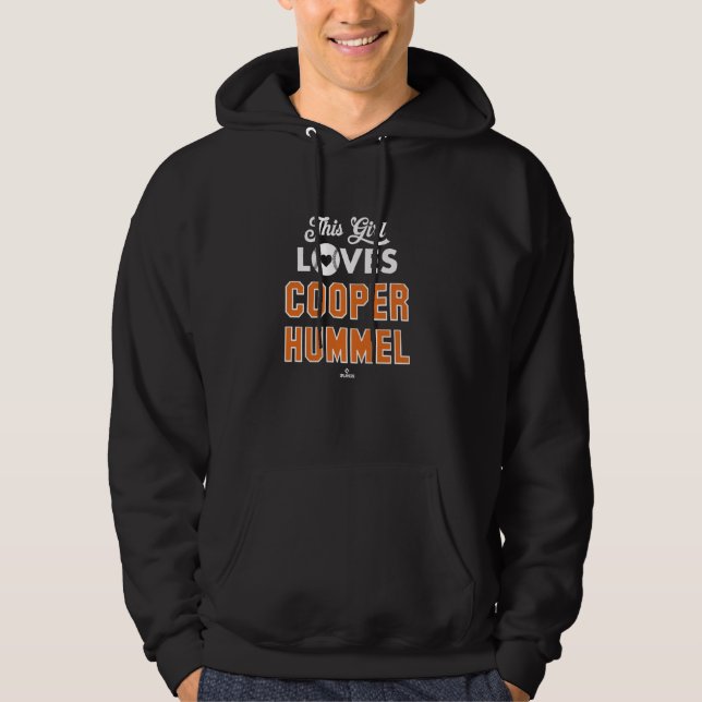 Veste À Capuche Cette fille aime Cooper Hummel Houston Baseball ML (Devant)