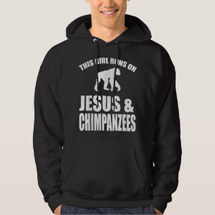 Veste À Capuche Cette Fille Arrive Sur Jésus Et Les Chimpanzés