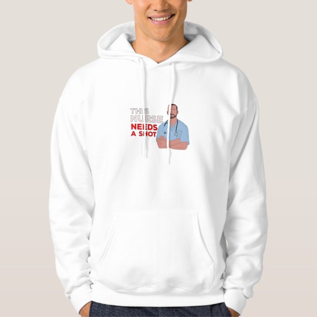 Veste À Capuche Cette Infirmière A Besoin D'Une Balle (Devant)