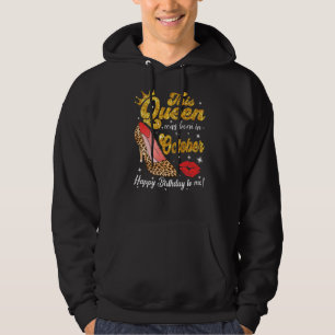 Veste À Capuche Cette Reine Est Née En Joyeux Anniversaire Pour Mo