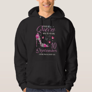 Veste À Capuche Cette Reine Est Née Le 10 Septembre Vivant Mes Ble
