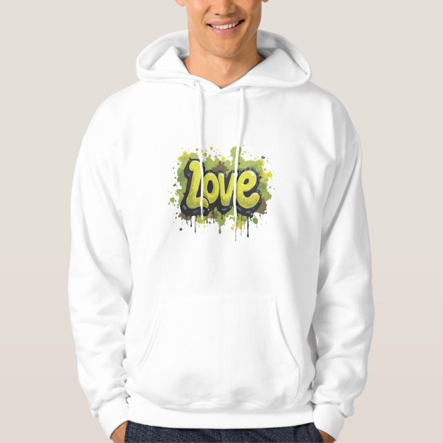 Veste À Capuche Champ d'amour sans fin (Devant)