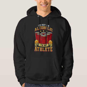 Veste À Capuche Champion de Beer Pong drôle Je ne suis pas un alco