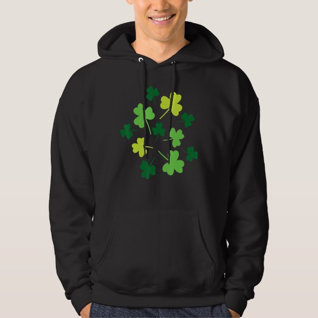 Veste À Capuche Chance Shamrock St. Patricks Day (Devant)