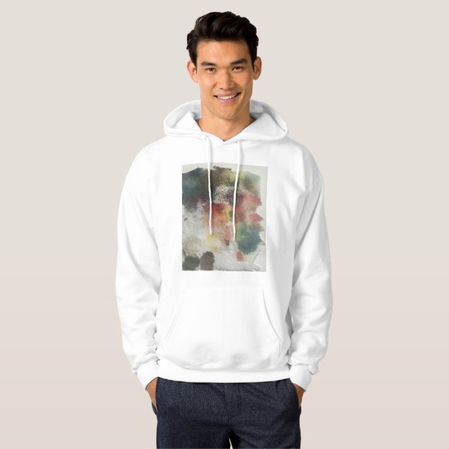 Veste À Capuche Chandail à capuche aquarelle (Devant entier)