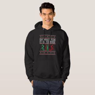 Veste À Capuche Chandail laid de Noël de vélo de BMX