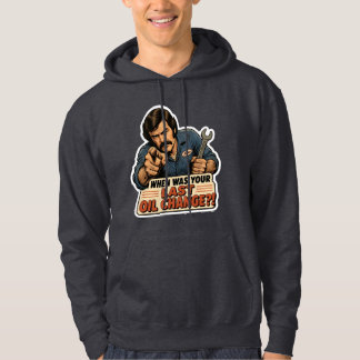 Veste À Capuche Changement d'huile de mécanicien drôle de voiture