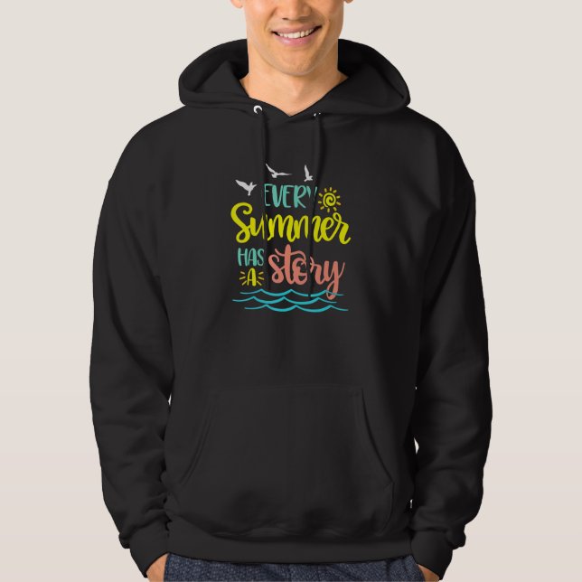 Veste À Capuche Chaque Été A Une Plage D'Histoire (Devant)