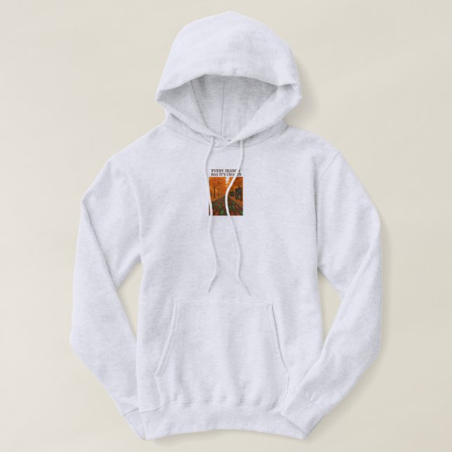 Veste À Capuche Chaque Saison a Ses Graphiques Centre d'Impression (Design devant)