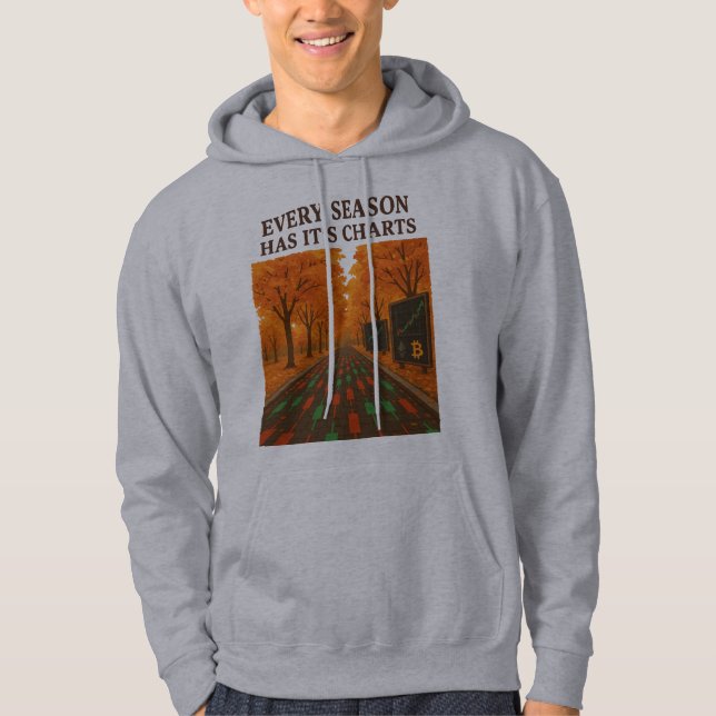 Veste À Capuche Chaque Saison a Ses Graphiques Trader (Devant)