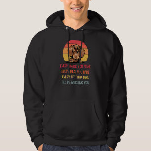 Veste À Capuche Chaque Snack Que Vous Faites Dachshund Chien Maman