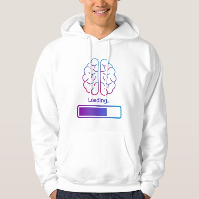 Veste À Capuche chargement du cerveau (Devant)