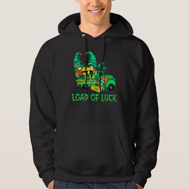 Veste À Capuche Charges De Camion Gnomes Camion Funny Leprechaun S (Devant)