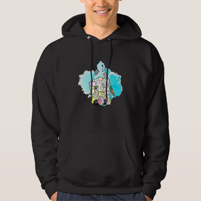 Veste À Capuche Chasse Aux Oeufs De Pâques Et B (Devant)