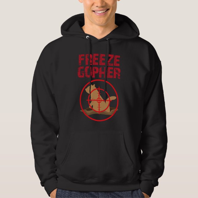Veste À Capuche Chasse drôle de gaufre de gelée  (Devant)