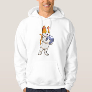 Veste À Capuche Chat à Bowling avec balle de Bowling