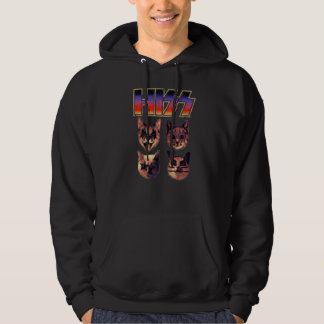 Veste À Capuche Chat Chat Chats Chatons Rock Musique Chat Hiss 1