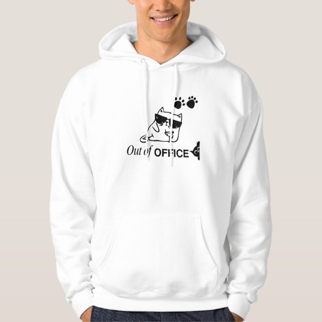 VESTE À CAPUCHE CHAT DE DESSIN ANIMÉ POUR HOMMES ET FEMMES (Devant)