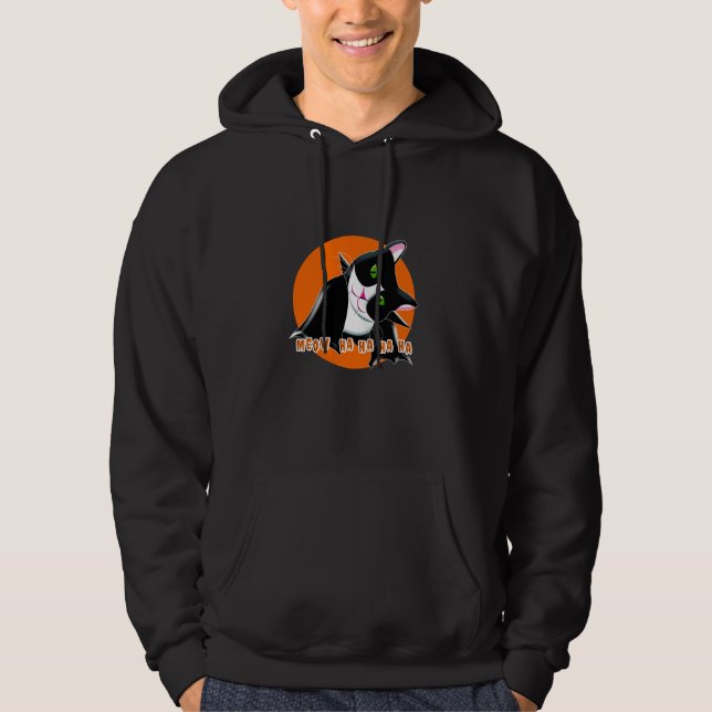 Veste À Capuche Chat d'Halloween (Devant)